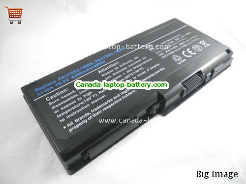 TOSHIBA Qosmio X500-12D Replacement Laptop Battery 4400mAh 10.8V Black Li-ion