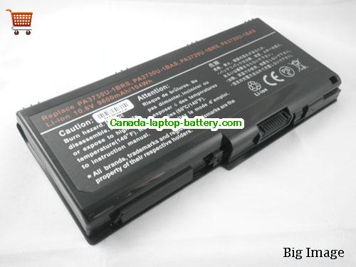 TOSHIBA Qosmio X500-10X Replacement Laptop Battery 8800mAh 10.8V Black Li-ion