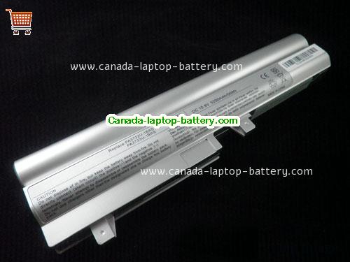 TOSHIBA NB250 Replacement Laptop Battery 4400mAh 10.8V Silver Li-ion