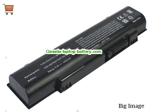 TOSHIBA Qosmio F60-00M Replacement Laptop Battery 5200mAh 10.8V Black Li-ion