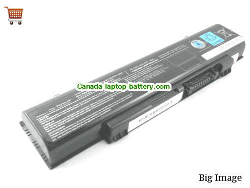 Genuine TOSHIBA Qosmio F60 Series Battery 4400mAh, 48Wh , 10.8V, Black , Li-ion