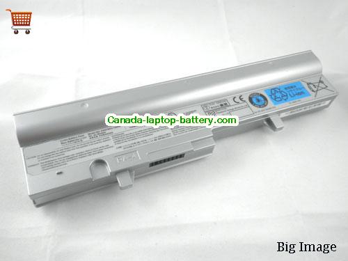 TOSHIBA NB305-N442WH Replacement Laptop Battery 61Wh 10.8V Silver Li-ion
