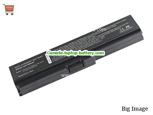 TOSHIBA Satellite A665-S6065 Replacement Laptop Battery 5200mAh 10.8V Black Li-ion