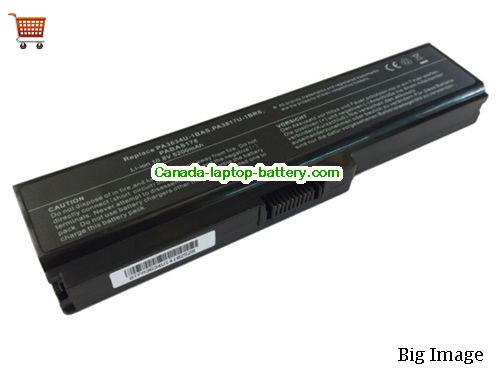TOSHIBA Satellite L600-02W Replacement Laptop Battery 5200mAh 10.8V Black Li-ion