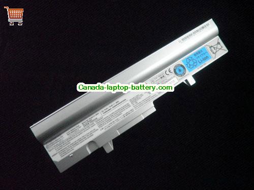 Genuine TOSHIBA Mini NB300-108 Battery 48Wh, 10.8V, Sliver , Li-ion