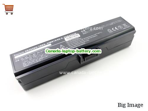 TOSHIBA QOSMIO X775-9163 Replacement Laptop Battery 4400mAh, 63Wh  14.4V Black Li-ion