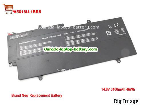 TOSHIBA Portege Z830-K10S Replacement Laptop Battery 3100mAh, 47Wh  14.8V Black Li-Polymer