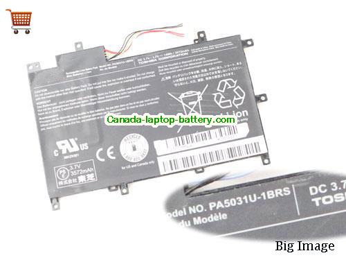 Genuine TOSHIBA PA5031U-1BRS Battery 3572mAh, 14Wh , 3.7V, Black , Li-ion
