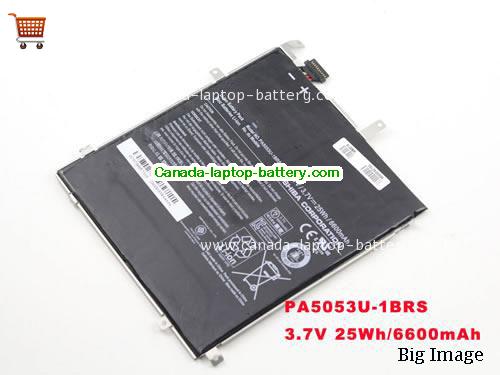 Genuine TOSHIBA AT300SE-101 Battery 6600mAh, 25Wh , 3.7V, Black , Li-Polymer