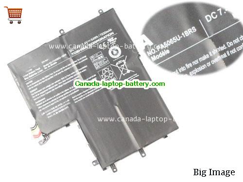 Genuine TOSHIBA Satellite U840W-S400 Battery 7030mAh, 54Wh , 7.4V, Black , Li-ion