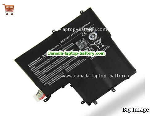 TOSHIBA Toshiba Satellite U845W Replacement Laptop Battery 7030mAh 7.4V Black Li-ion