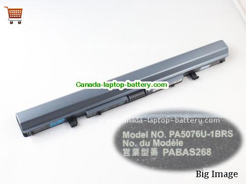 Genuine TOSHIBA PA5076R-1BRS Battery 2770mAh, 45Wh , 14.8V, Black , Li-ion