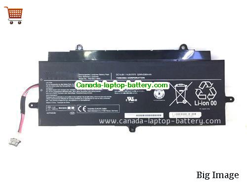 Genuine TOSHIBA PA5160U1BRS Battery 3380mAh, 52Wh , 14.8V, Black , Li-ion