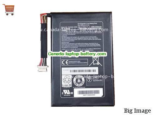 Genuine TOSHIBA Excite Go Mini7 Battery 3250mAh, 13Wh , 3.7V, Black , Li-Polymer