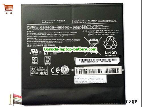 Genuine TOSHIBA 2WT10A106 Battery 5820mAh, 22Wh , 3.75V, Black , Li-ion