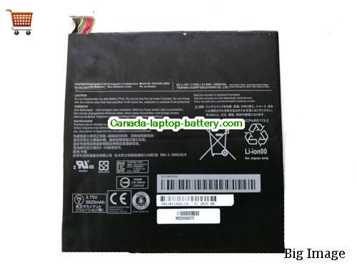 Genuine TOSHIBA PT16BA-023017 Battery 5820mAh, 36Wh , 3.75V, Black , Li-Polymer