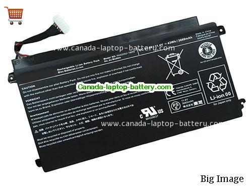 Genuine TOSHIBA PA5255U Battery 3660mAh, 43Wh , 11.4V, Black , Li-Polymer