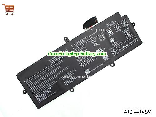 Genuine TOSHIBA Tecra A40-E-15Z Battery 2700mAh, 42Wh , 15.4V, Black , Li-Polymer