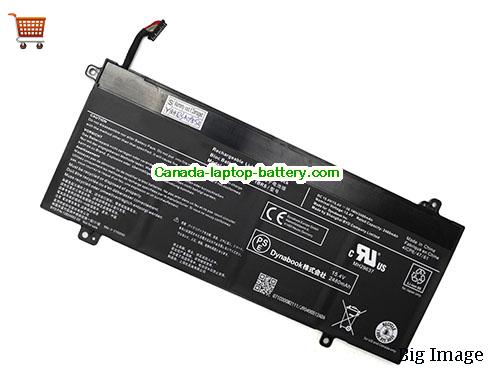TOSHIBA PA5366U Replacement Laptop Battery 2480mAh, 38.1Wh  15.4V Black Li-Polymer