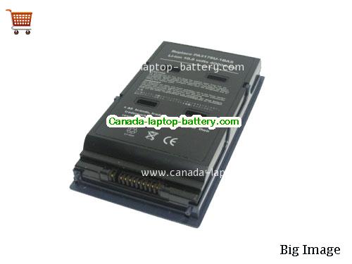 TOSHIBA Satellite 5105-S501 Replacement Laptop Battery 4400mAh 10.8V Black Li-ion