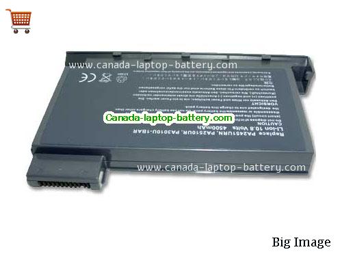 TOSHIBA PA2509U Replacement Laptop Battery 4400mAh 10.8V Grey Li-ion