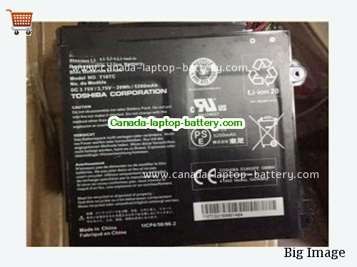 Canada Toshiba T101C Battery Li-Polymer 3.75V 5200mAh  20Wh