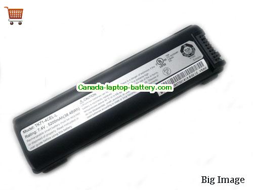 TABLETKIOSK eo a7330D Replacement Laptop Battery 5200mAh 7.4V Black Li-ion