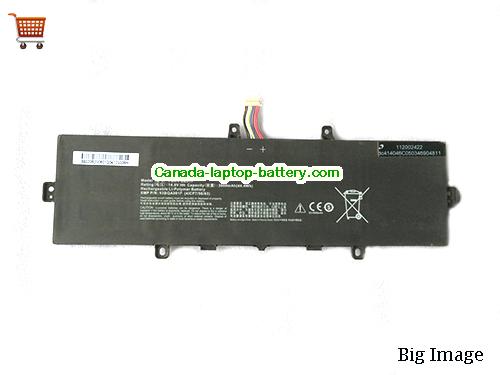 Genuine THTF 93BQA001F Battery 3000mAh, 44.4Wh , 14.8V, Black , Li-Polymer