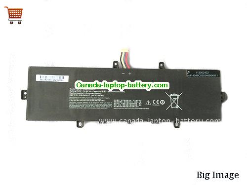 Genuine THTF U49L Battery 3000mAh, 44.4Wh , 14.8V, Black , Li-Polymer