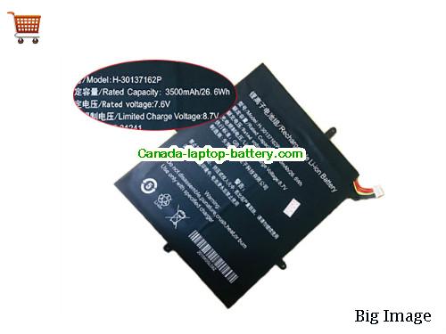TECLAST H30137162P Replacement Laptop Battery 3500mAh, 26.6Wh  7.6V Black Li-Polymer