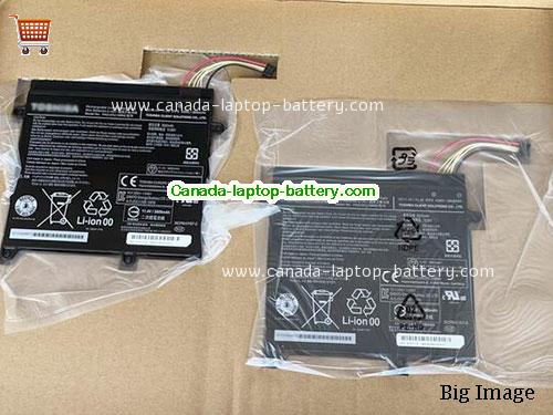 Genuine TOSHIBA Portege Z10T-A-13U Battery 3600mAh, 43Wh , 11.4V, Black , Li-ion