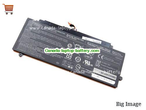 Genuine TOSHIBA Satellite Radius P55W-B5224 Battery 3060mAh, 60Wh , 10.8V, Black , Li-ion