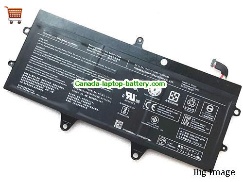 Genuine TOSHIBA Portege X20W-D-10R Battery 3760mAh, 11.4V, Black , Li-ion