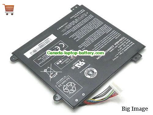 Genuine TOSHIBA Satellite Click Mini L9W-B Battery 5200mAh, 3.75V, Black , Li-ion