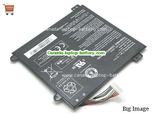 Genuine TOSHIBA Satellite Click Mini L9W-B 8.9 Battery 5200mAh, 3.75V, Black , Li-ion