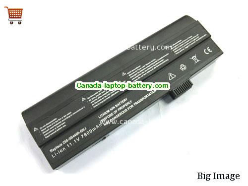 UNIWILL 259EI3 Replacement Laptop Battery 6600mAh 11.1V Black Li-ion