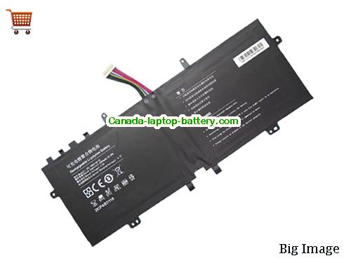 Canada Genuine UTL-3987118-2S Battery for Hasee X3 G1 X3 D1 HKNS02 01 Series 7.6V 6000mah