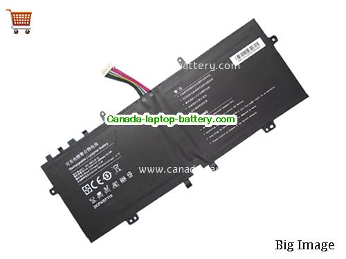 Canada Original Laptop Battery for  HAIER YI 3000,  Black, 6000mAh, 45.6Wh  7.6V