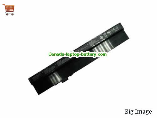 Canada Replacement Laptop Battery for  HASEE I58-4S4400-C1L3, I58-4S2200-C1L3, I58-4S4400-b1B1, I58-4S4400,  Black, 2200mAh 14.4V