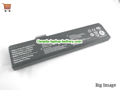 UNIWILL 3S4000-S1P3-04 Replacement Laptop Battery 2200mAh 14.4V Black Li-ion