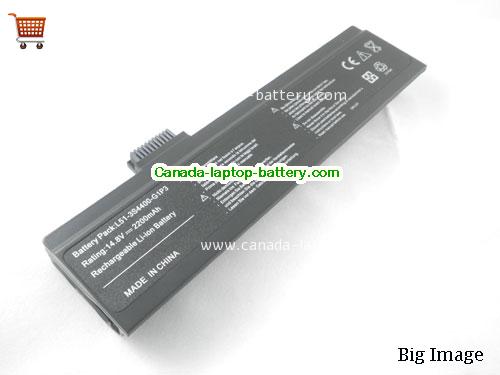 UNIWILL 8111 series Replacement Laptop Battery 2200mAh 14.8V Black Li-ion