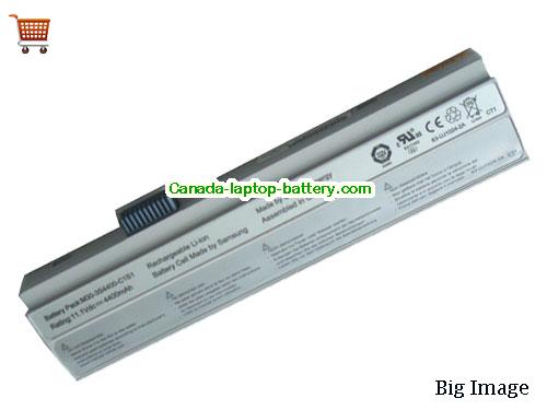 Canada Replacement Laptop Battery for  TONGFANG M300, M210,  White, 4400mAh 11.1V