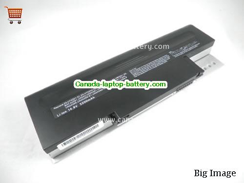 UNIWILL 23-U74204-00 Replacement Laptop Battery 4400mAh 14.8V Black Li-ion