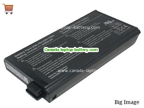 FUJITSU Amilo D1840 Replacement Laptop Battery 4400mAh 14.8V Black Li-ion