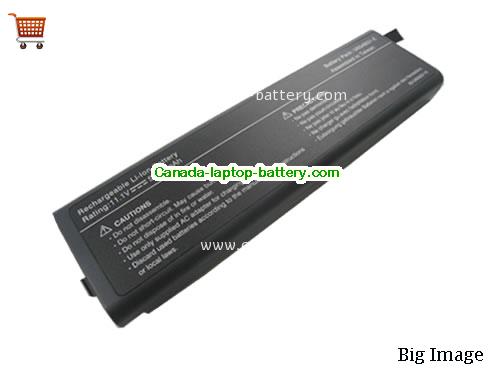 Canada Original Laptop Battery for   Black, 6000mAh 11.1V