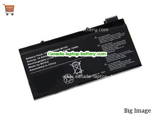 HASEE U450 Replacement Laptop Battery 4400mAh 11.1V Black Li-ion