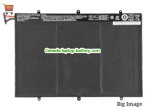 Genuine WACOM DTHA1300L1 Battery 6560mAh, 50Wh , 7.4V, Black , Li-Polymer