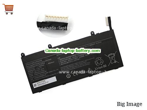 XIAOMI TM1705 Replacement Laptop Battery 2600mAh, 40.4Wh  15.4V Black Li-Polymer