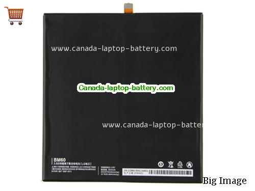 Genuine XIAOMI MI PAD 1 Battery 6520mAh, 23.71Wh , 3.8V, Black , Li-Polymer