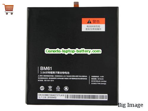 Genuine XIAOMI MiPad 2 Battery 6010mAh, 23.08Wh , 3.84V, Black , Li-Polymer